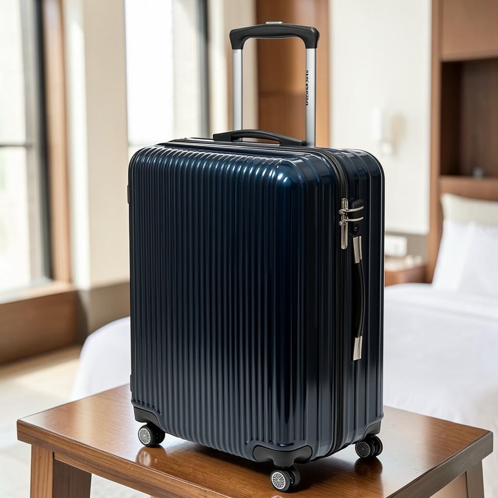 Kedrux Expandable Polycarbonate Checked Suitcase